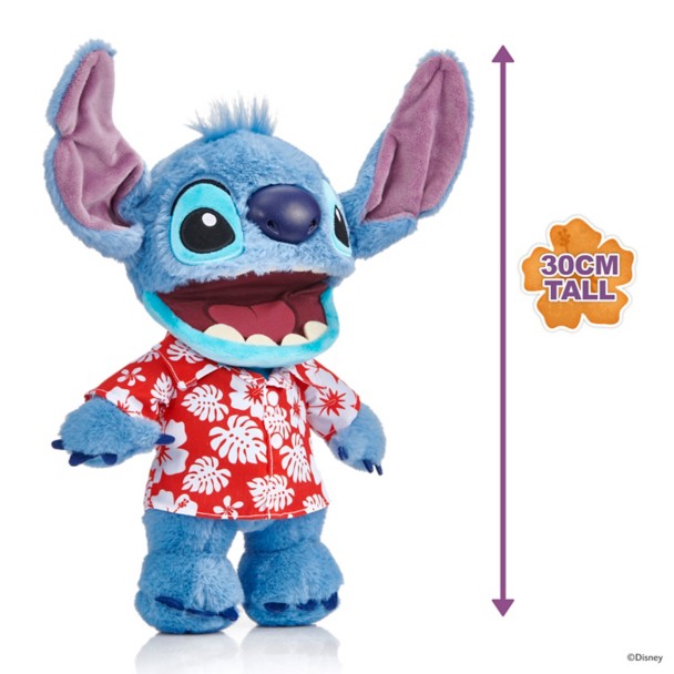 Stitch Hawaiian Chatty Deluxe Puppetronics Plush - Lilo & Stitch - 13''