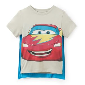 Lightning McQueen Super Hero Costume T-Shirt with Cape for Kids - Cars - Exclusive