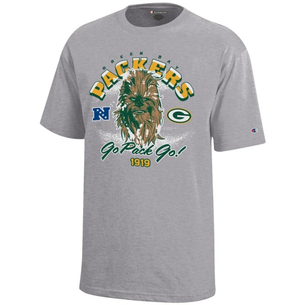 Chewbacca – Green Bay Packers T-Shirt for Kids – Disney  Champion NFL