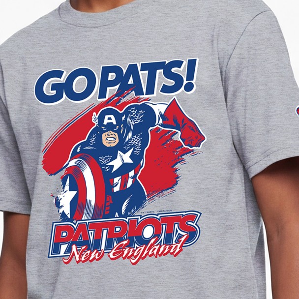 Captain America - New England Patriots T-Shirt for Kids - Disney  Champion NFL