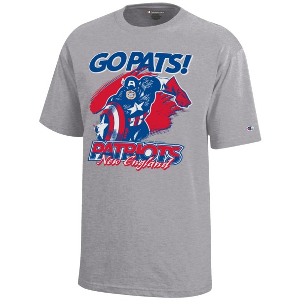Captain America – New England Patriots T-Shirt for Kids – Disney  Champion NFL