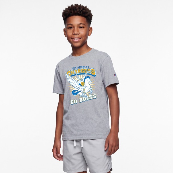 Hercules and Pegasus - Los Angeles Chargers T-Shirt for Kids - Disney Champion NFL