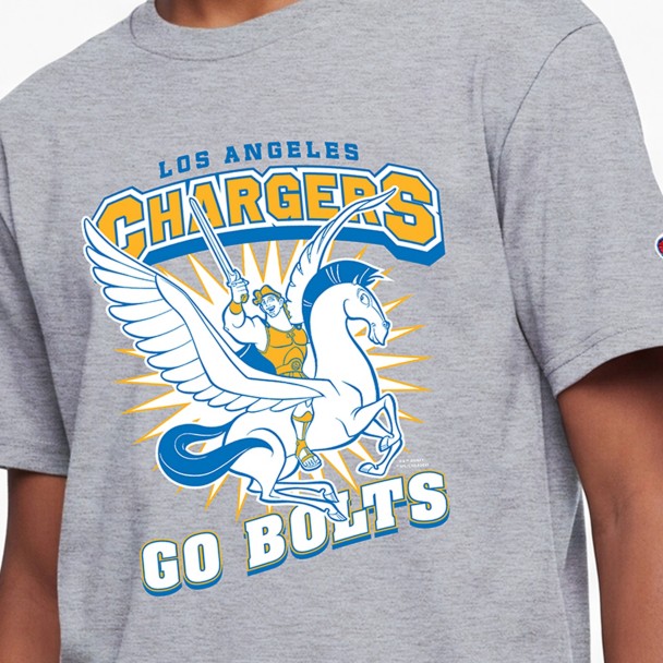 Hercules and Pegasus - Los Angeles Chargers T-Shirt for Kids - Disney Champion NFL