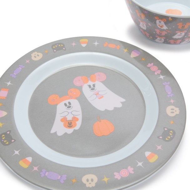 Mickey and Minnie Mouse Cutie Ghost Meal Set - Exclusive