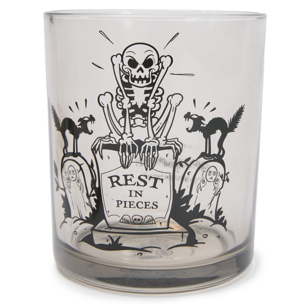 Mickey Mouse Short Glass Set - The Haunted House and The Skeleton Dance