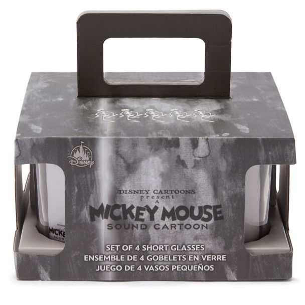 Mickey Mouse Short Glass Set - The Haunted House and The Skeleton Dance