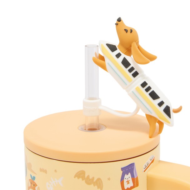 Disney Cats and Dogs Halloween 30 oz. Stainless Travel Tumbler with Straw