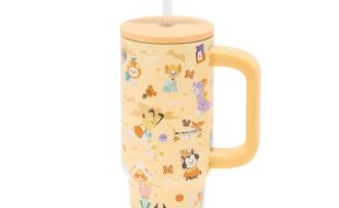 Disney Cats and Dogs Halloween 30 oz. Stainless Travel Tumbler with Straw