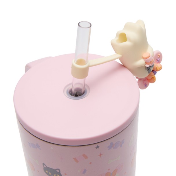 Mickey and Minnie Mouse Cutie Ghost 30 oz. Stainless Steel Travel Tumbler with Straw