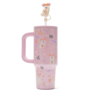 Mickey and Minnie Mouse Cutie Ghost 30 oz. Stainless Steel Travel Tumbler with Straw