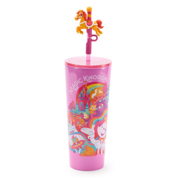 Disneyland 24 oz. Stainless Steel Starbucks® Travel Tumbler with Straw - Lavender