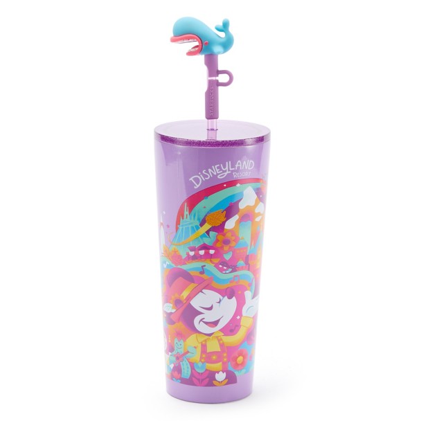 Disneyland 24 oz. Stainless Steel Starbucks® Travel Tumbler with Straw - Lavender