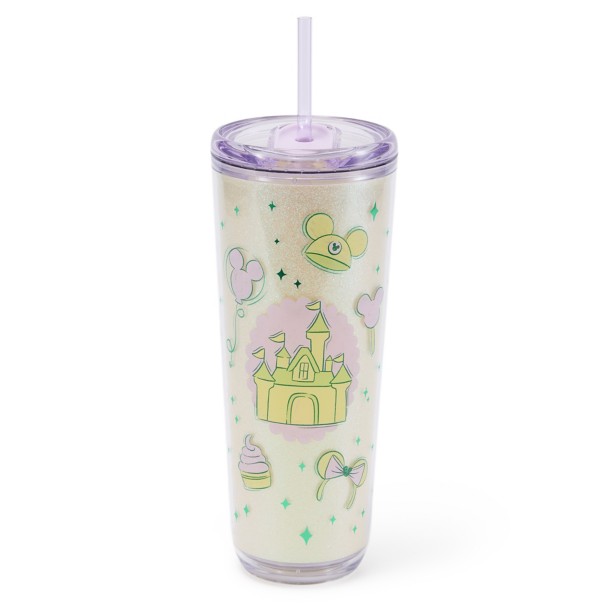 Disneyland 24 oz. Stainless Steel Starbucks® Travel Tumbler with Straw - Lavender