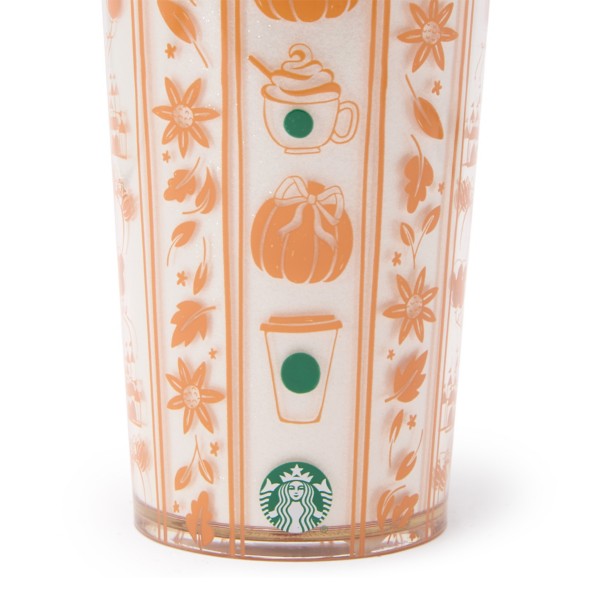 Mickey and Minnie Mouse Pumpkin Spice Latte 24 oz. Starbucks® Tumbler with Straw - Exclusive