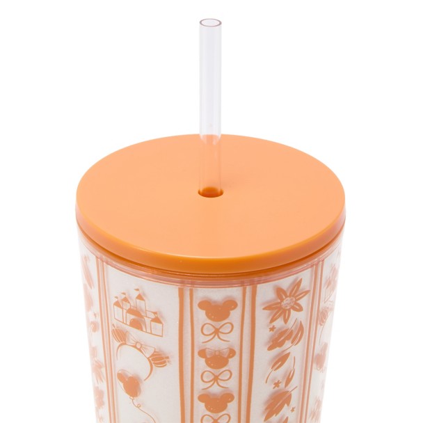 Mickey and Minnie Mouse Pumpkin Spice Latte 24 oz. Starbucks® Tumbler with Straw - Exclusive