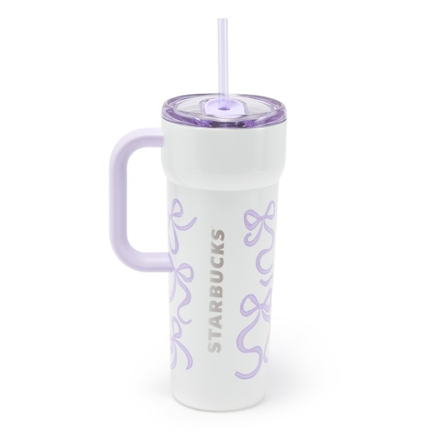Disneyland 24 oz. Stainless Steel Starbucks® Travel Tumbler with Straw - Lavender