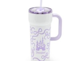 Disneyland 24 oz. Stainless Steel Starbucks® Travel Tumbler with Straw – Lavender