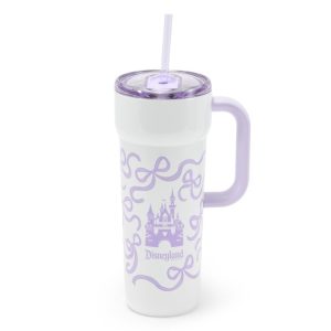 Disneyland 24 oz. Stainless Steel Starbucks® Travel Tumbler with Straw - Lavender