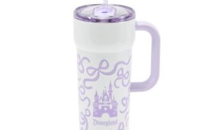 Disneyland 24 oz. Stainless Steel Starbucks® Travel Tumbler with Straw – Lavender