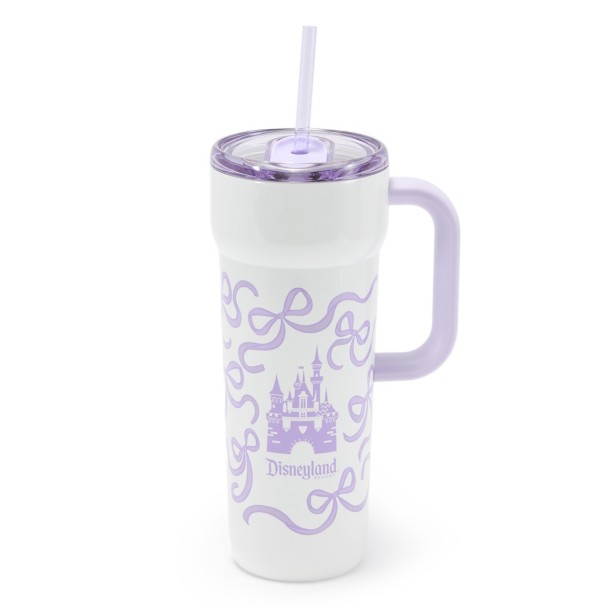 Disneyland 24 oz. Stainless Steel Starbucks® Travel Tumbler with Straw - Lavender