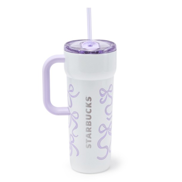Walt Disney World 24 oz. Stainless Steel Starbucks® Travel Tumbler with Straw - Lavender