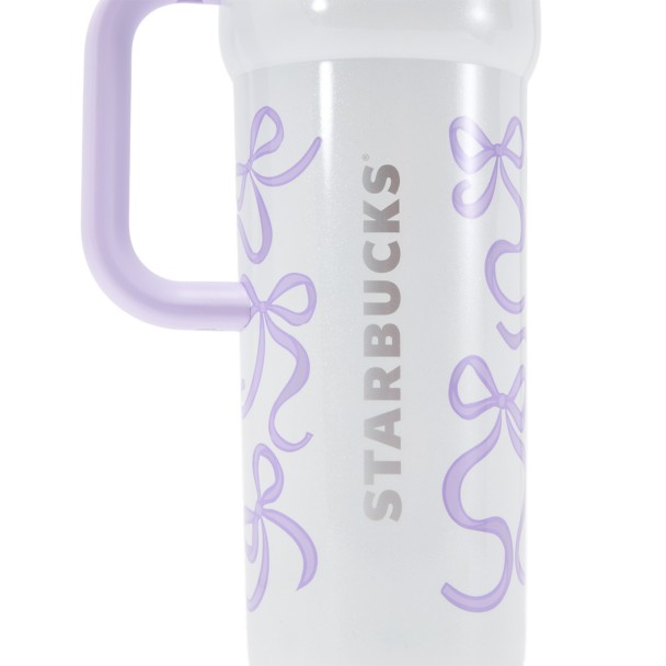 Walt Disney World 24 oz. Stainless Steel Starbucks® Travel Tumbler with Straw - Lavender