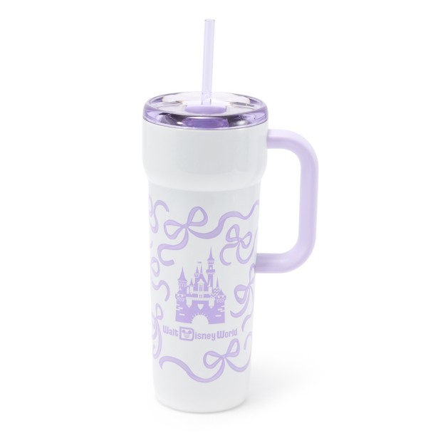 Disneyland 24 oz. Stainless Steel Starbucks® Travel Tumbler with Straw - Lavender