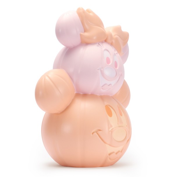 Mickey and Minnie Mouse Halloween Pastel Pumpkin Light-Up Decor