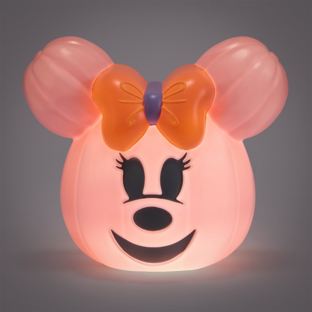 Minnie Mouse Light-Up Pastel Jack-o'-Lantern - Small