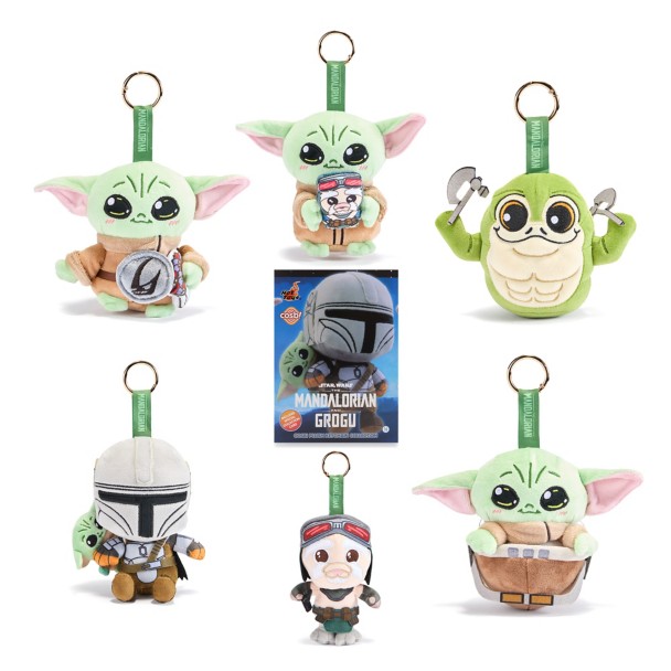 The Mandalorian and Grogu Plush Keychain Mystery Figure by Cosbi – Star Wars