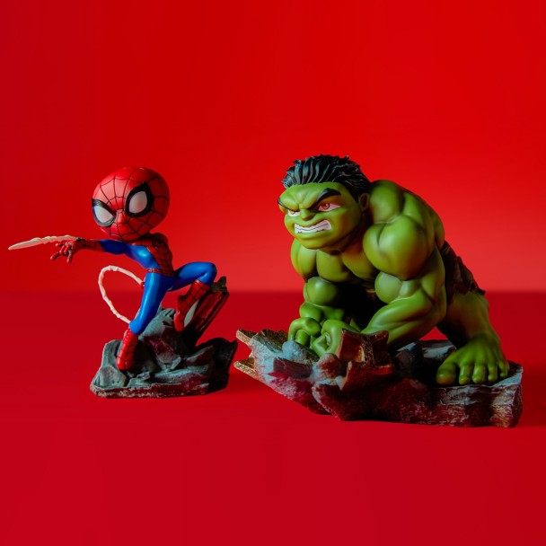 Hulk and Spider-Man Minico Figures from Iron Studios - Spider-Man Brand New Day - D23 The Ultimate Disney Fan Event