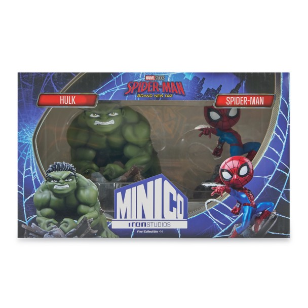 Hulk and Spider-Man Minico Figures from Iron Studios - Spider-Man Brand New Day - D23 The Ultimate Disney Fan Event