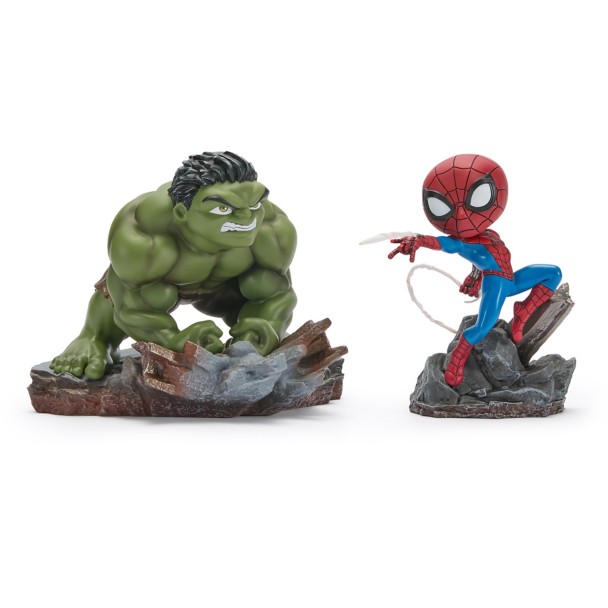 Hulk and Spider-Man Minico Figures from Iron Studios – Spider-Man Brand New Day – D23 The Ultimate Disney Fan Event