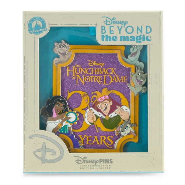 The Hunchback of Notre Dame 30th Anniversary Mini Jumbo Pin - Disney Beyond the Magic - Limited Edition - D23 The Ultimate Disney Fan Event