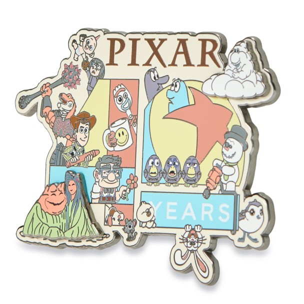 Pixar 40th Anniversary Mini Jumbo Pin - Disney Beyond the Magic - Limited Edition - D23 The Ultimate Disney Fan Event