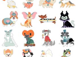 Disney Cats and Dogs Halloween Series Pin Blind Pack – 5-Pc. – Limited Release