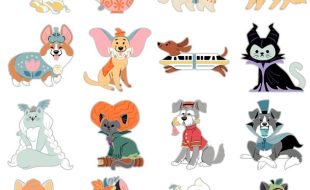 Disney Cats and Dogs Halloween Series Pin Blind Pack – 5-Pc. – Limited Release