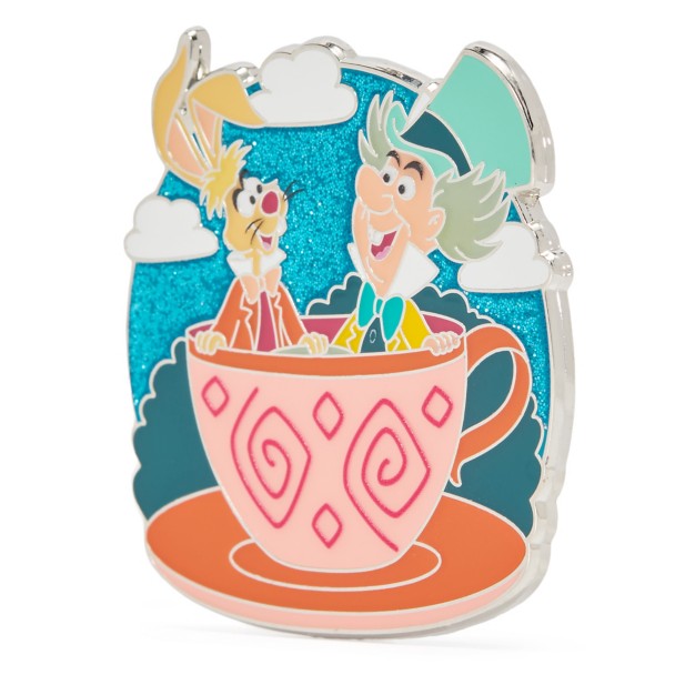 Mad Hatter and March Hare Pin - Mad Tea Party - Alice in Wonderland
