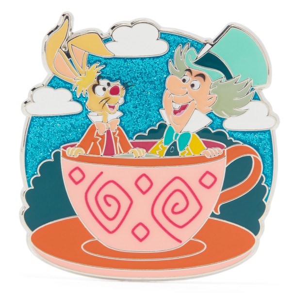 Mad Hatter and March Hare Pin - Mad Tea Party - Alice in Wonderland