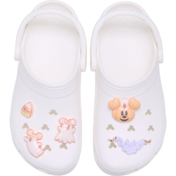 Mickey and Minnie Mouse Cutie Ghost Halloween Jibbitz Set by Crocs