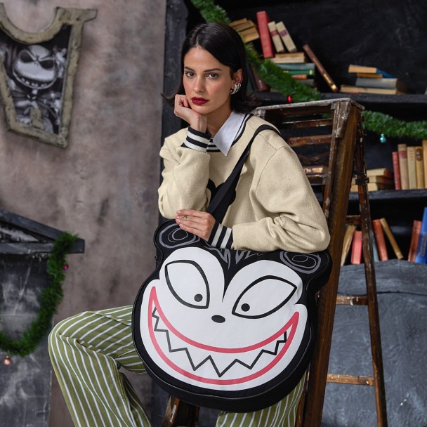 Vampire Teddy Big Face Canvas Tote - The Nightmare Before Christmas