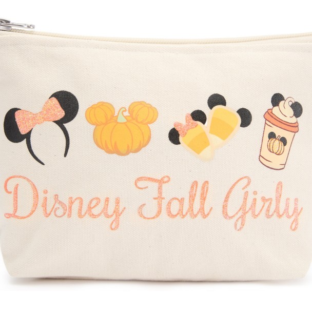 Halloween ''Disney Fall Girly'' Canvas Pouch