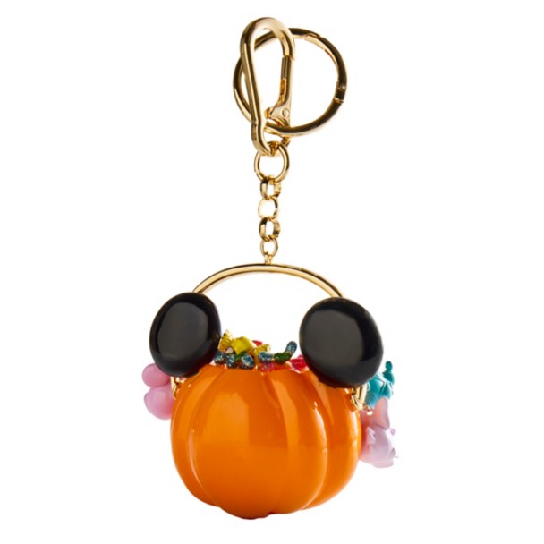 Mickey Mouse Jack-o'-Lantern Treat Bucket Halloween Bag Charm by BaubleBar