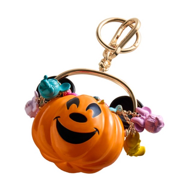 Mickey Mouse Jack-o'-Lantern Treat Bucket Halloween Bag Charm by BaubleBar