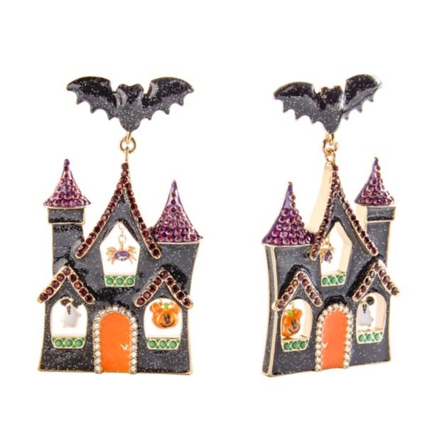 Mickey Mouse Ghost Haunted House Earrings by BaubleBar – Exclusive