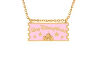 Walt Disney World Ticket Pendant Necklace by Girls Crew