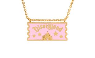 Disneyland Ticket Pendant Necklace by Girls Crew