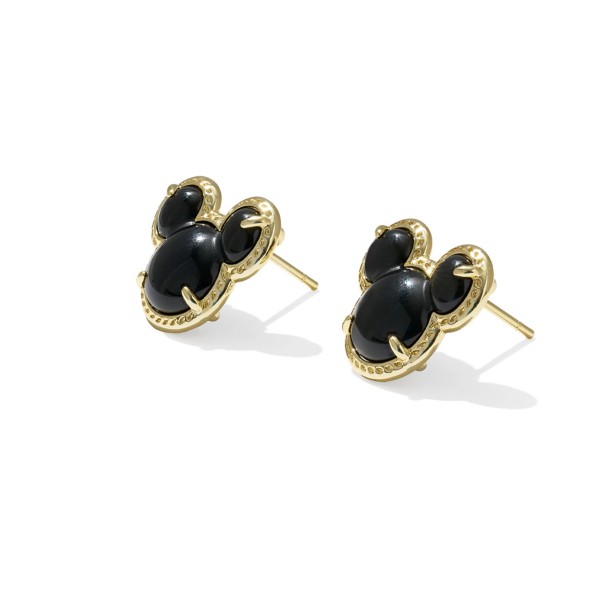 Mickey Mouse Icon Curved Stone Stud Earrings by Kendra Scott