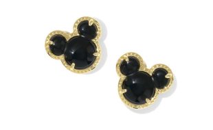 Mickey Mouse Icon Curved Stone Stud Earrings by Kendra Scott