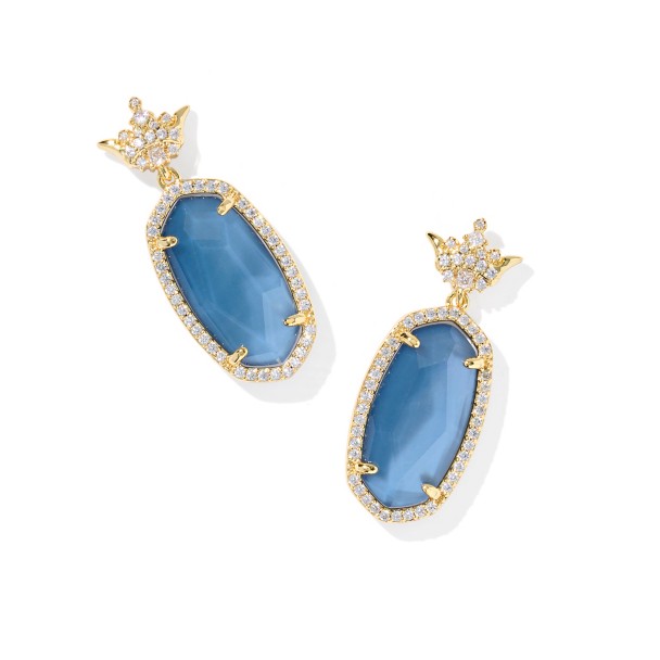 Disney Princess Drop Earrings by Kendra Scott – Blue